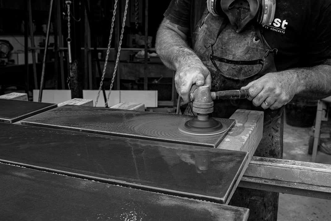 Handpoured Concrete Benchtops Northland & Auckland NZ Cast Creative Concrete