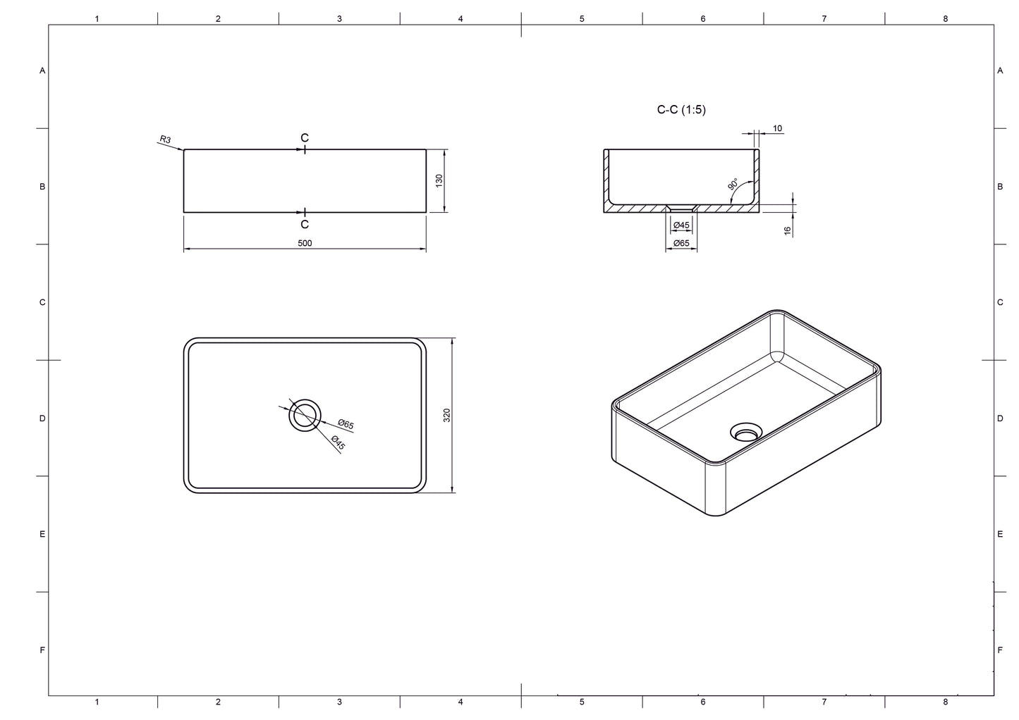 Slab Concrete Basin